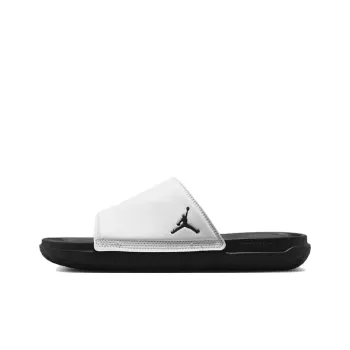 Jordan Play Slide Slip Resistant Abrasion Resistant Slide Slippers Men's Black White