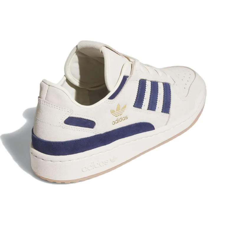 Adidas Forum Low Cl Cream White Dark Blue-3