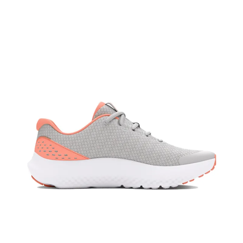 Under Armour Surge 4 Anti Slip Wear Resistant Low Top Casual Running Shoes Women's Gray Orange-1