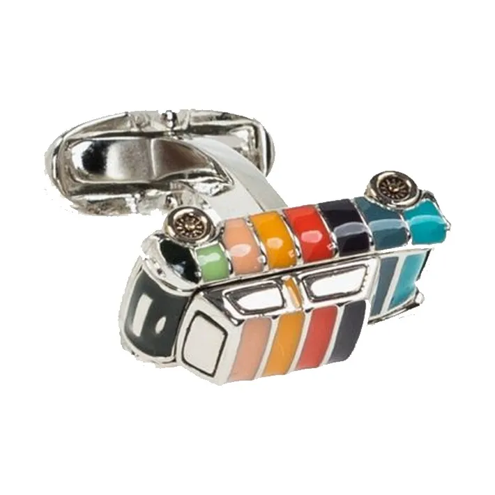 Paul Smith Artist Stripe Mini Cufflinks-7