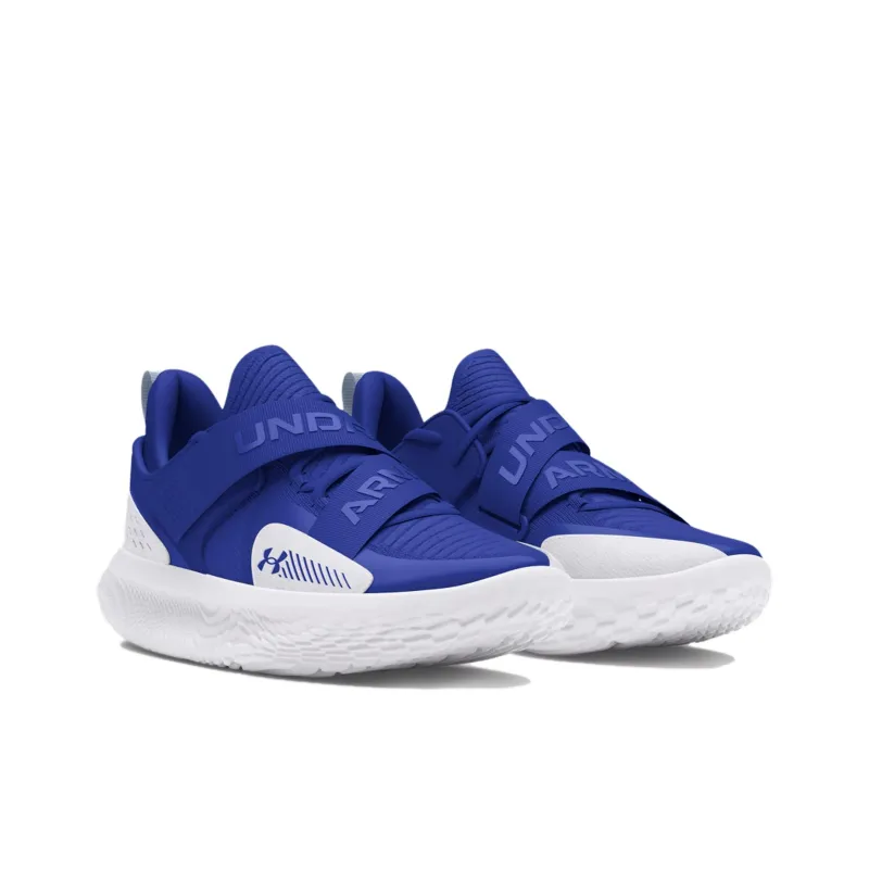 Under Armour Anti Slip Wear Resistant Low Top Basketball Shoes Unisex Royal Blue-2