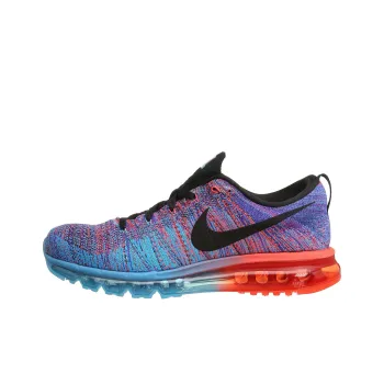 Nike Flyknit Max Blue Lagoon Bright Crimson