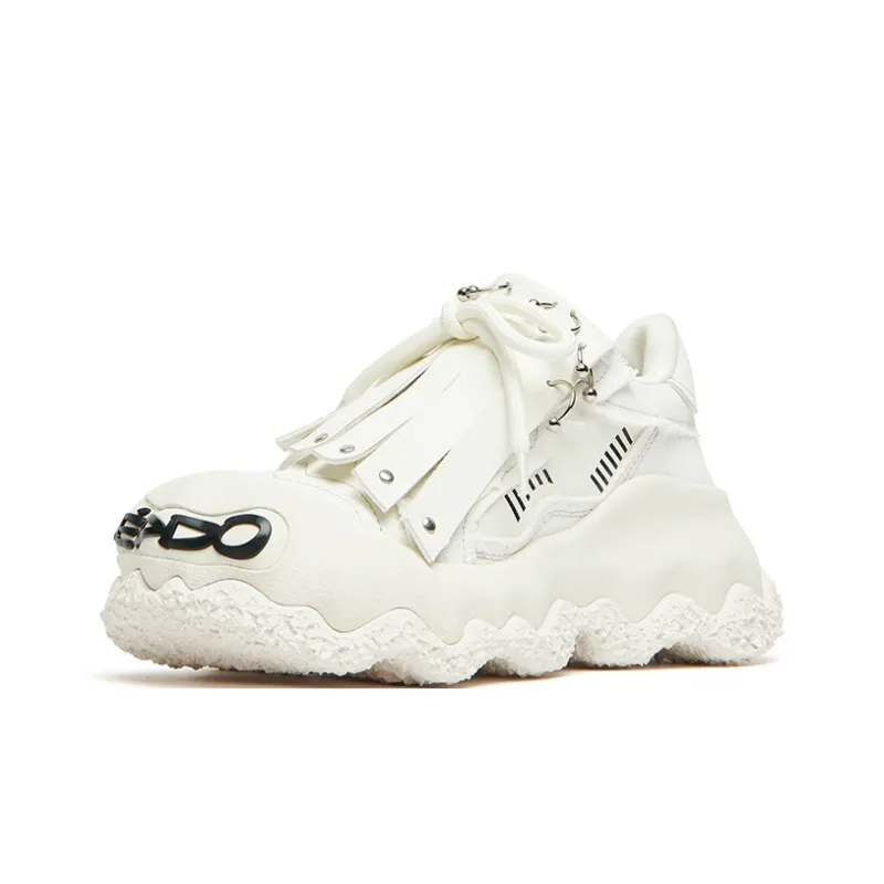 KEDDO Paint Is Not Dry Wear-Resistant Low-Top Chunky Sneakers Unisex-1