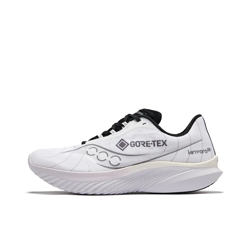 Saucony Coverage Moisture Wicking Breathable Low Top Running Shoes Men's White-0