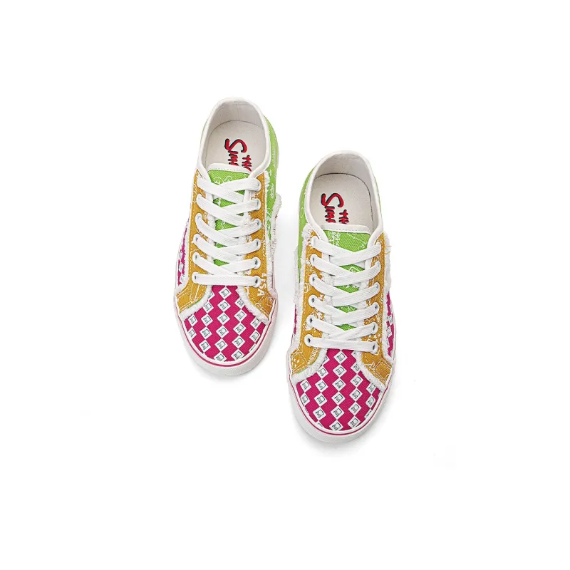The Simpsons Durable Breathable Lightweight Low-Top Canvas Shoes Women's-4