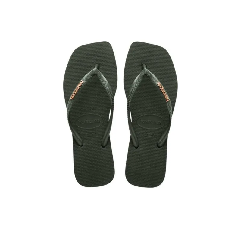 Havaianas Square Flip Flops Women's Green-4