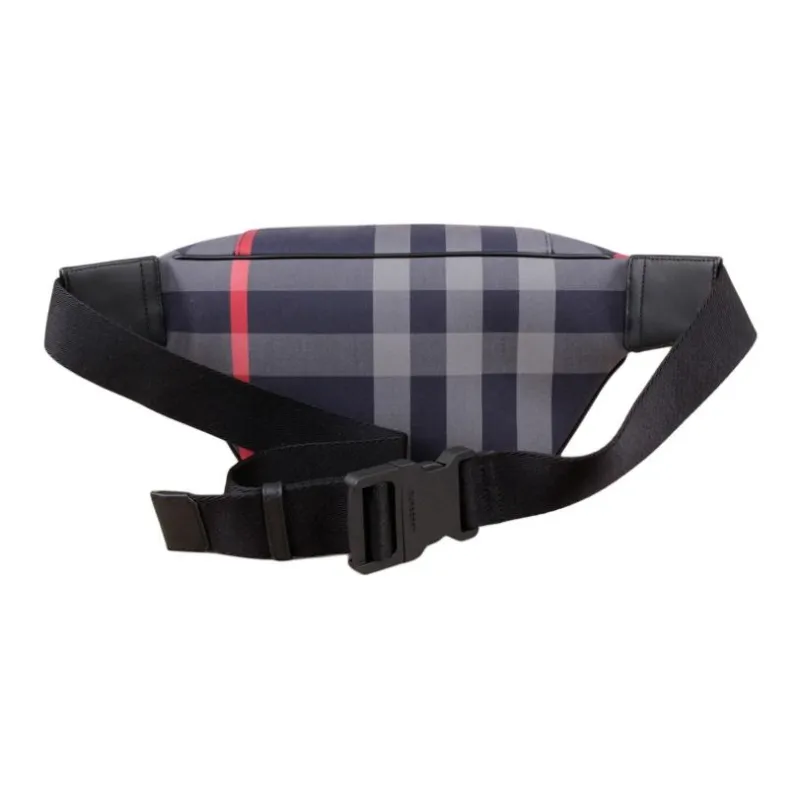 Burberry Canvas Fanny Pack Medium Size Men's Marine Blue-2