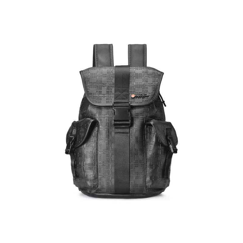 ONRF PVC Backpack Large Size Unisex Black-6