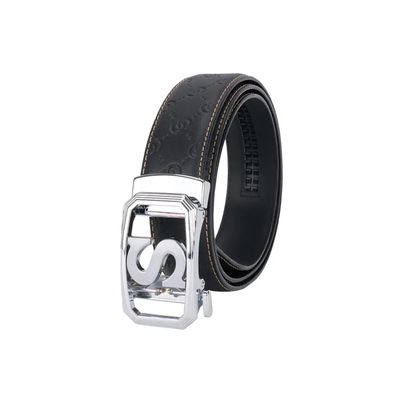 NINE NAIL Cow Leather Genuine Leather Leather Belts Men's Width  3.5cm-11