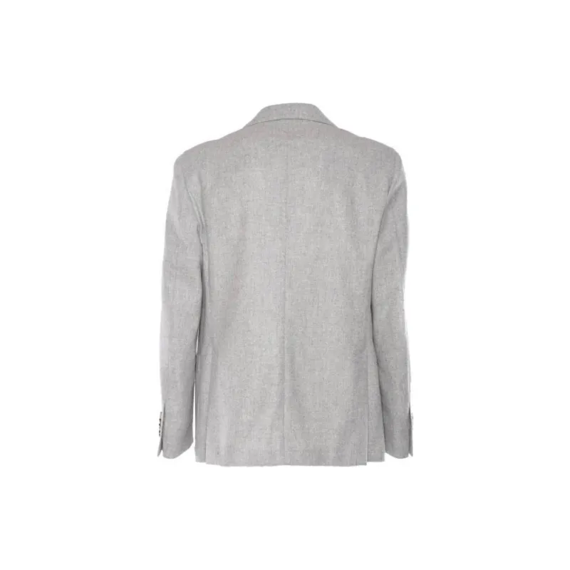 LARDINI Brooch detail Blazer-1