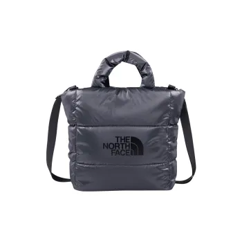 THE NORTH FACE Nylon Tote Bag Shopping Bag Shoulder Bag Crossbody Bag Handbag Large Size Unisex Silver Gray