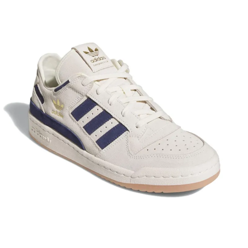 Adidas Forum Low Cl Cream White Dark Blue-2