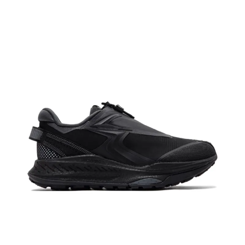 361° Military Sunset Series Cushioning Wear Resistant Low Top Running Shoes Men's Black-1