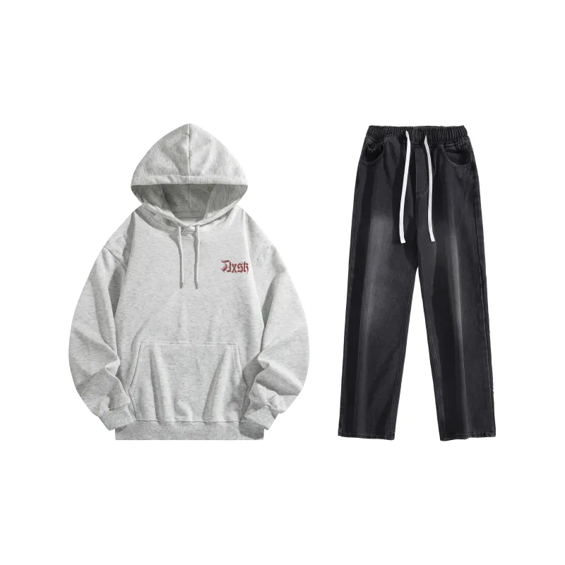 A.X.S.K Sweatshirt Sets Unisex-37