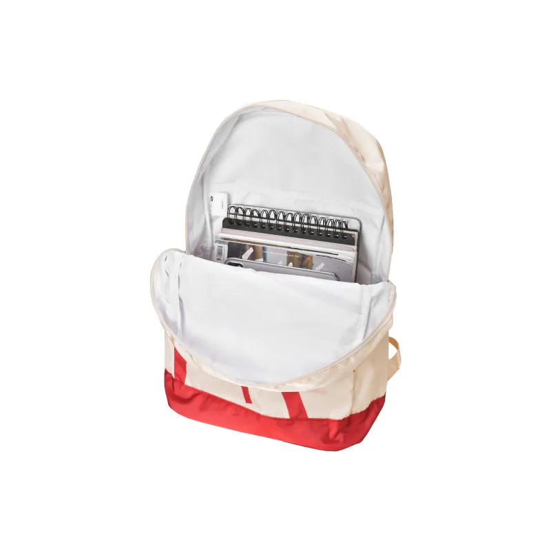 TURN UP Polyester Backpack Large Size Unisex Beige-3