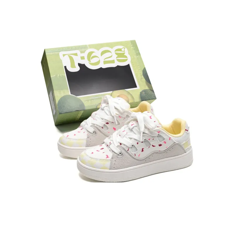 T628 Slip Resistant Waterproof Abrasion Resistant Lightweight Breathable Low Top Skateboard Shoes Women's Box Included-11
