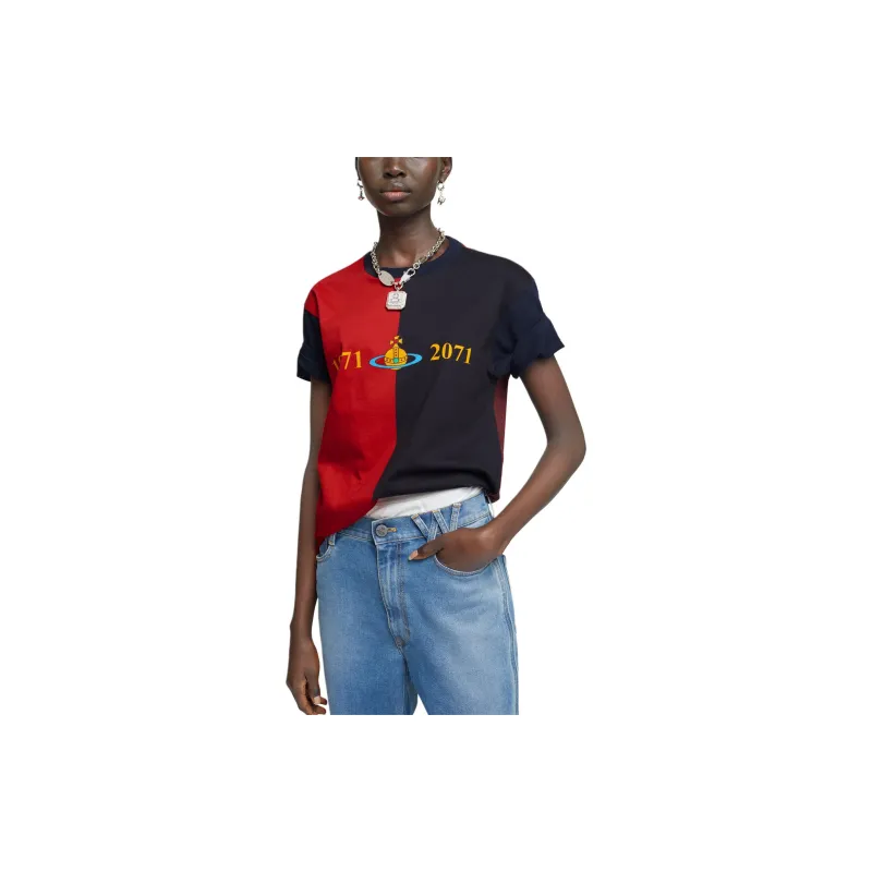 Vivienne Westwood SS24 T Shirt Men's Black Red-4