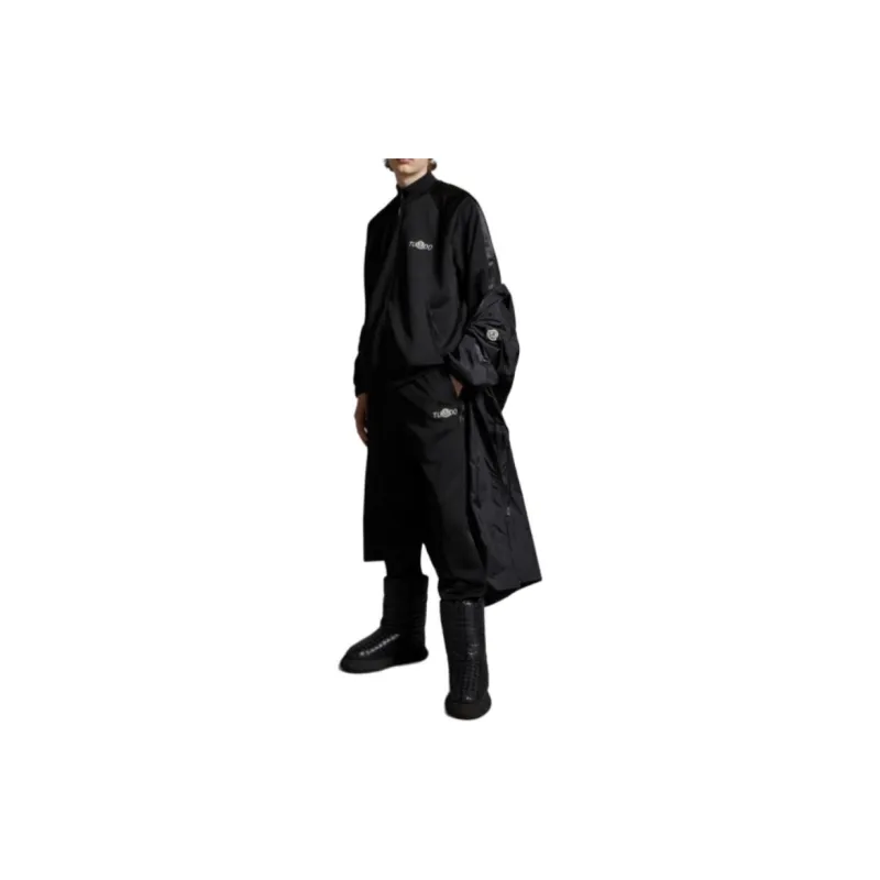 Fragment Design X Moncler GENIUS X Fujiwara Hiroshi FRGMT Casual Pants Unisex Black-4