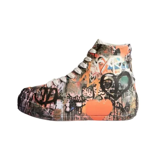 R13 Skateboard Shoes Women's High-Top Yellow