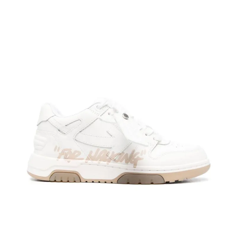 OFF WHITE Out Of Office Low 'For Walking' White Sand Women's-1