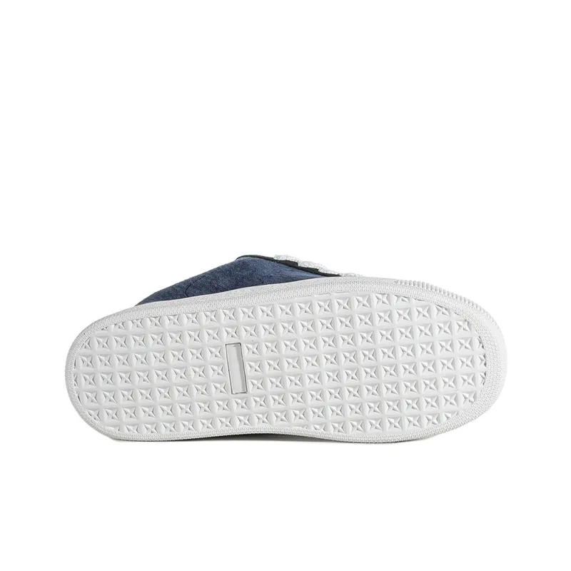 FERW Midnight Blue Heart Anti Slip Wear Resistant Low Top Skateboard Shoes Unisex Blue Black-5
