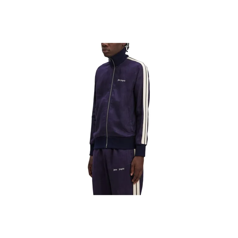 PALM ANGELS Logo Embroidered Zipped Track Jacket-4