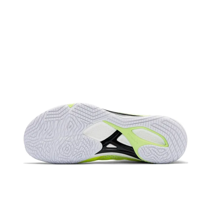 LiNing Slip-Resistant Rebound Low-Top Badminton Shoes Unisex Neon Yellow Green-3