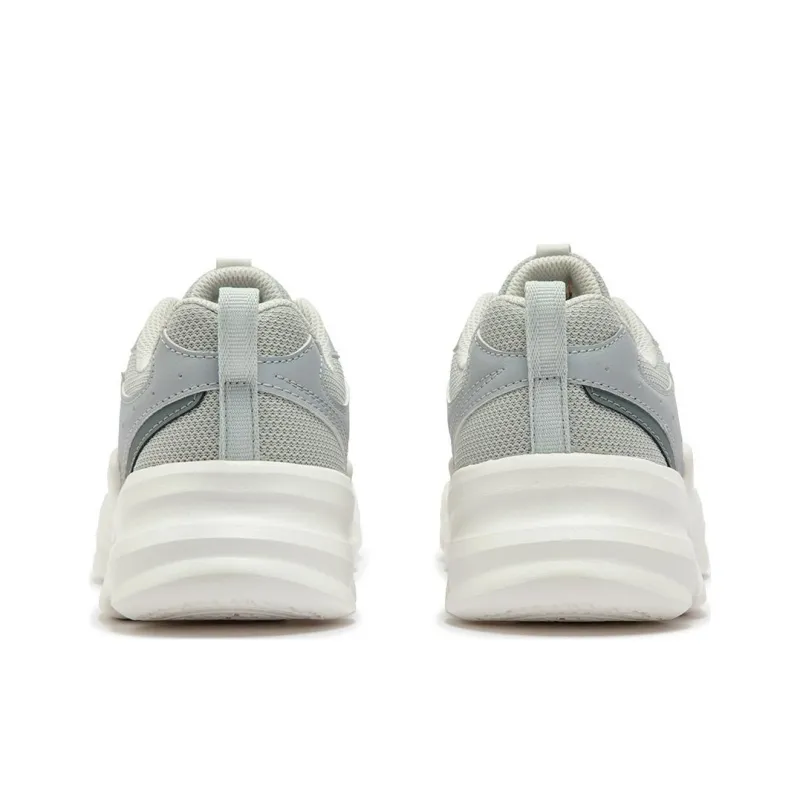 361° Cushioning Wear Resistant Low Top Casual Running Shoes Women's Gray-3