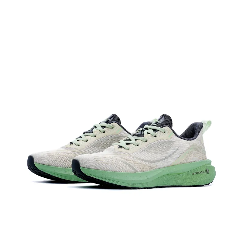 XIDELONG Running Shoes Unisex Low Top Cherry Blossom Pink, Amber Black, Lily Tea Green-14