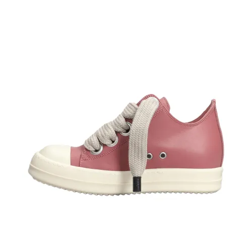 RICK OWENS/RO Jumbo Laces Low Top Skateboard Shoes Women's Pink