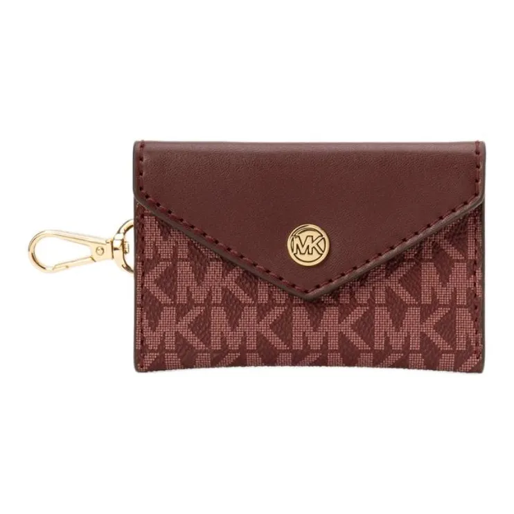MICHAEL KORS Cow Leather Shoulder Bag, Crossbody Bag, Handbag Trumpets Women's Dark Red-3