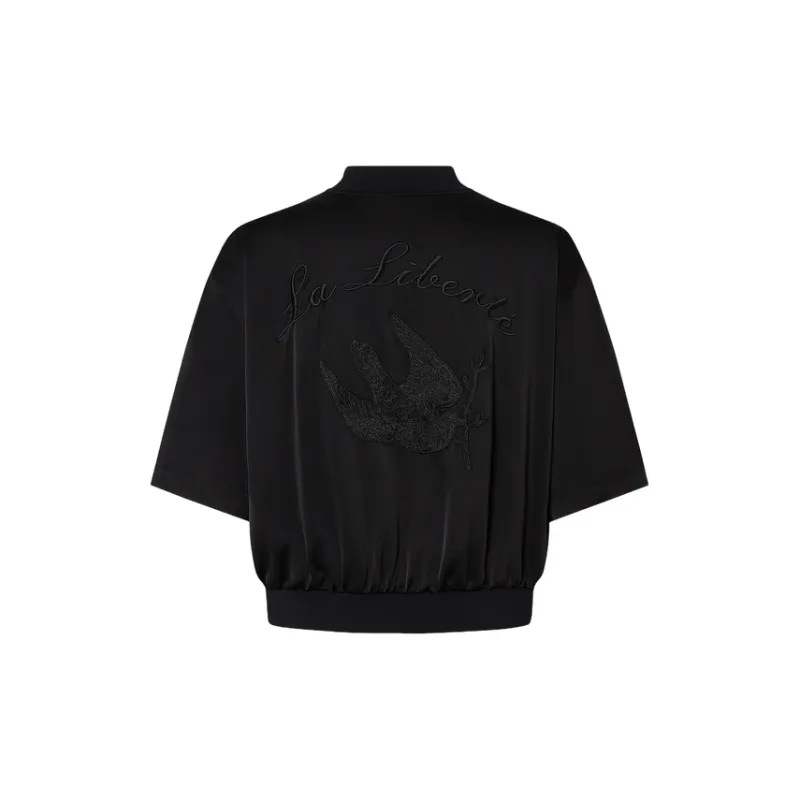 MOCO Baseball Jacket Women's Black-1