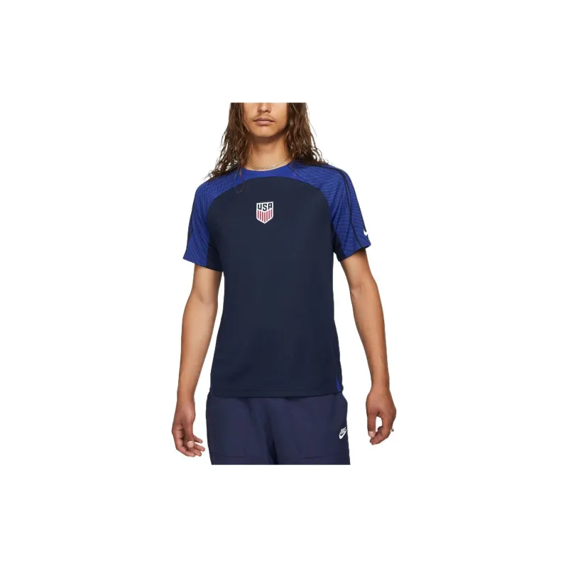 Nike Dri Fit Soccer Jersey Men's Marine Blue-2