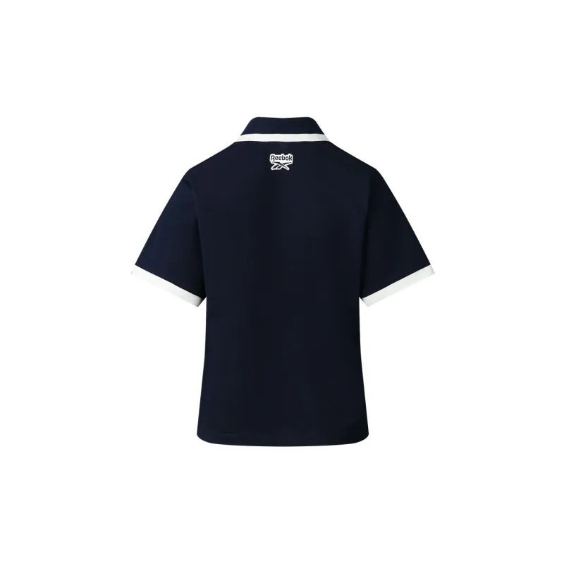 Reebok Polo Shirt Women's Navy Blue-1