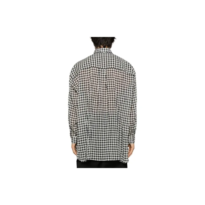 OUR LEGACY Darling Checkerboard-print Shirt-3