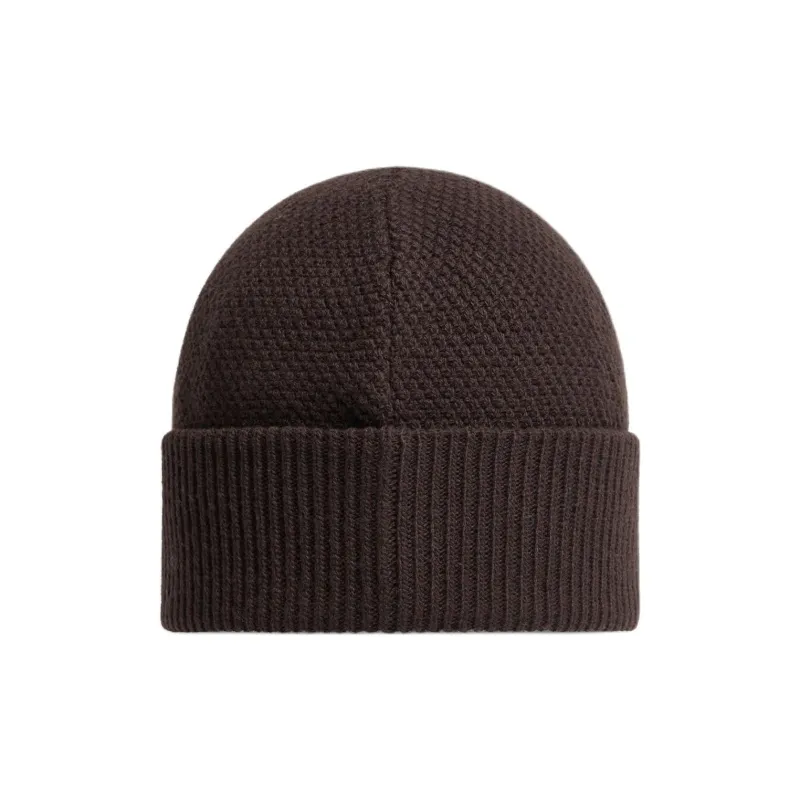 Moncler Virgin Wool Beanies Men's Brown-1