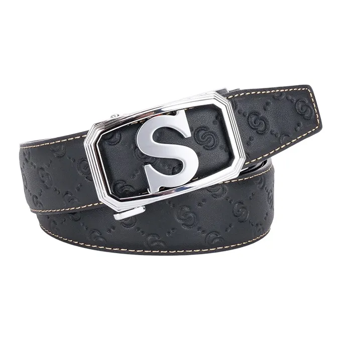 NINE NAIL Cow Leather Genuine Leather Leather Belts Men's Width  3.5cm-10