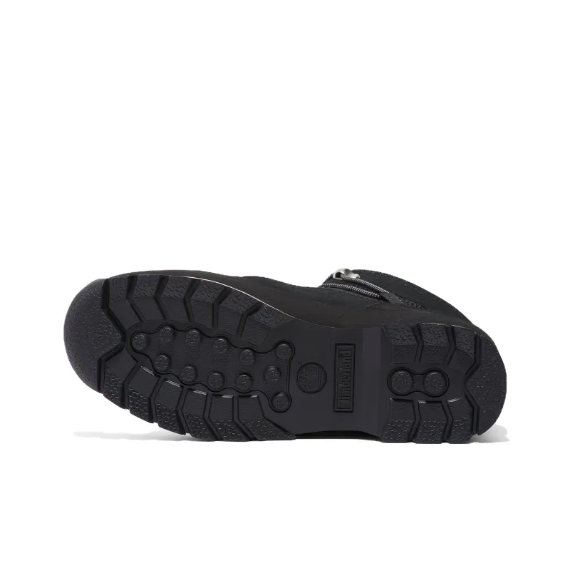 Timberland Euro Hiker Anti Slip Wear Resistant Mid Top Trekking Shoes Women's Black-5