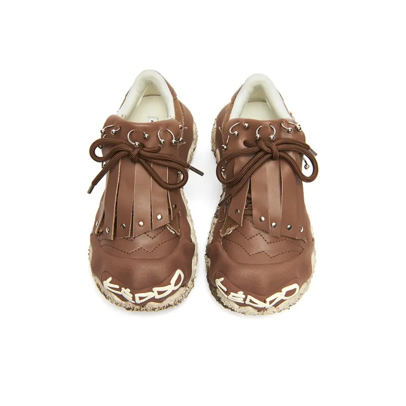 KEDDO Paint Is Not Dry Wear-Resistant Low-Top Chunky Sneakers Unisex-21