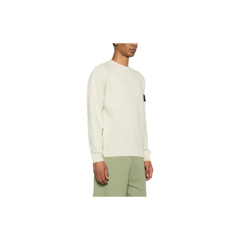 STONE ISLAND Logo Patch Crewneck Sweatshirt-3