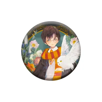 HARRY POTTER Harry Potter Hermione Granger Ron Luna Malfoy Watercolor Style Figure Print Badge Tinplate Badge Badges
