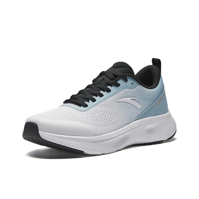Anta Wear Resistant Slip Resistant Low Top Training Shoes Men's Gray Blue Black-1