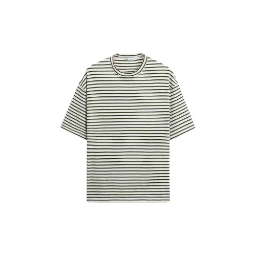 ZARA T-Shirts Men Nude/Green