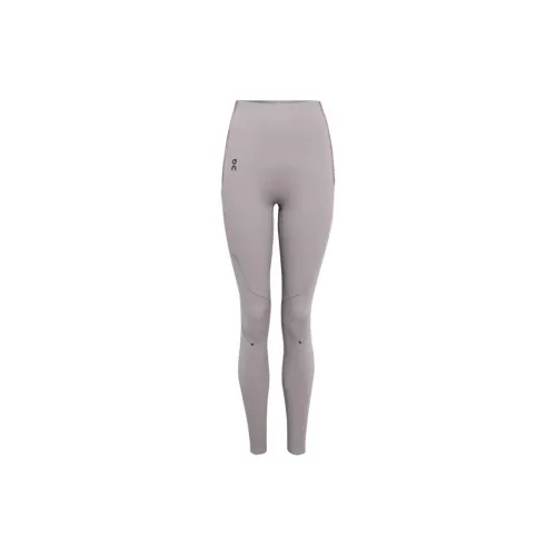 On Movement Tights Long Athletic Trousers Women's Greige