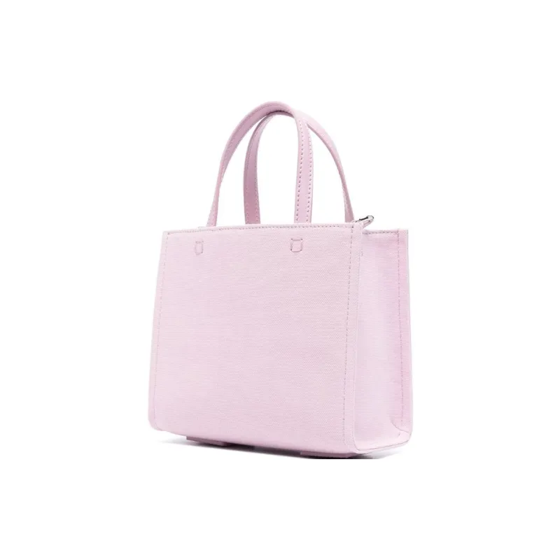 GIVENCHY Cotton Tote Bag Shopping Bag Shoulder Bag Crossbody Bag Handbag Medium Size Women's Pink-5
