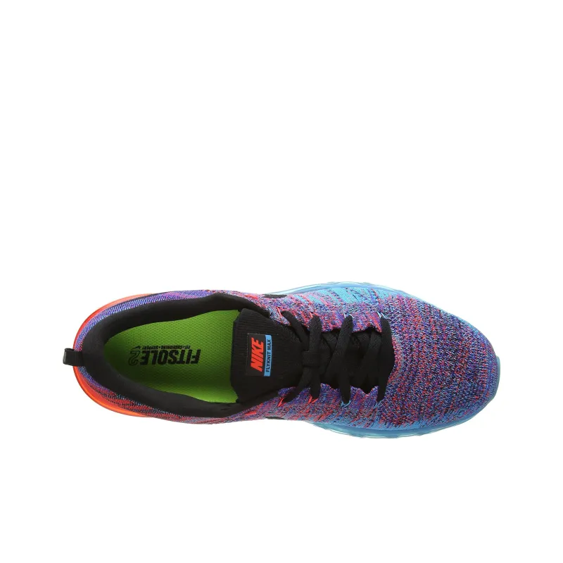 Nike Flyknit Max Blue Lagoon Bright Crimson-2