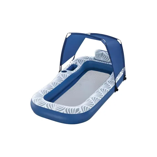 BESTWAY Water Toys Inflatable Floating Toy 6 Foot 6 Inches X 44 Inches Women's Blue White