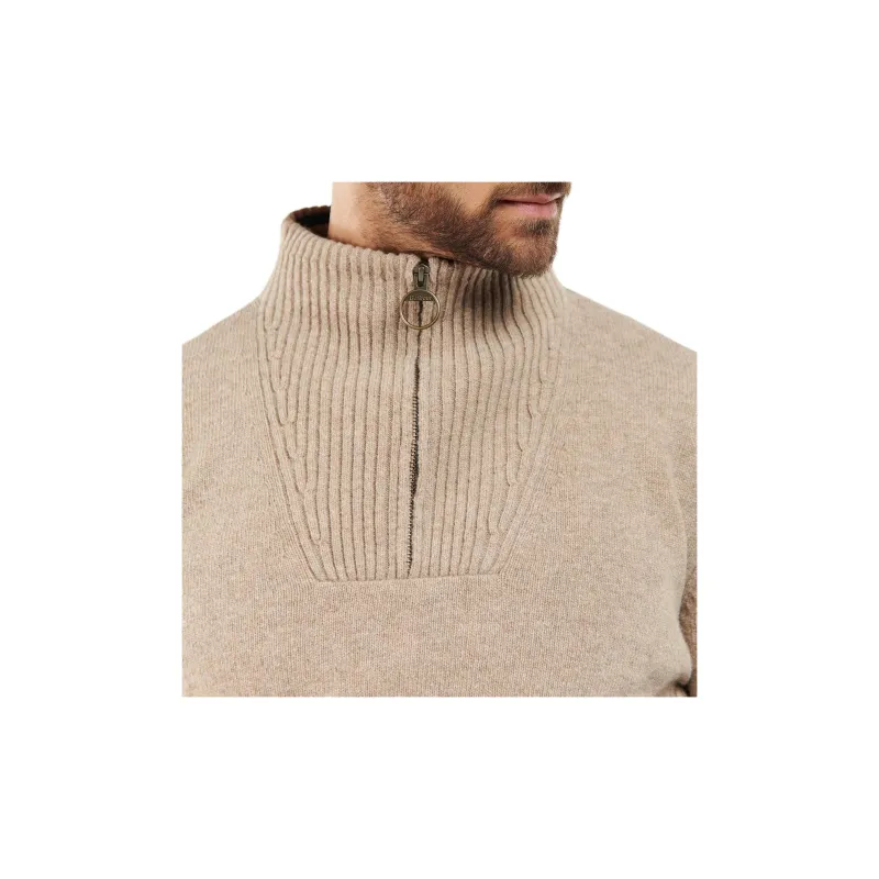 BARBOUR SS24 Sweater Men's Lime Gray-5