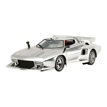 Tamiya Sports Car LANCIA STRATOS TURBO Plated Silver Car Shell Assembled Models