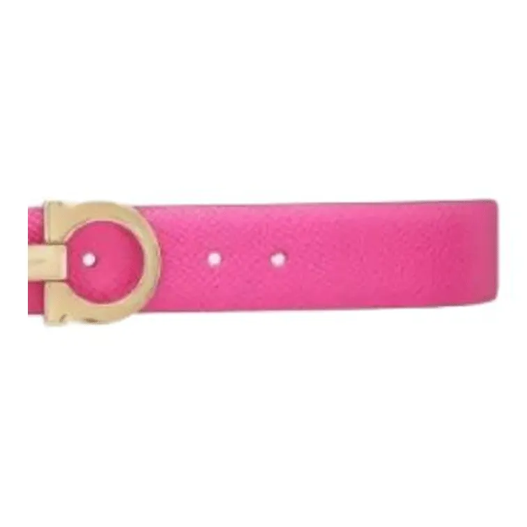 FERRAGAMO Cow Leather Leather Belts Women's Pink --2